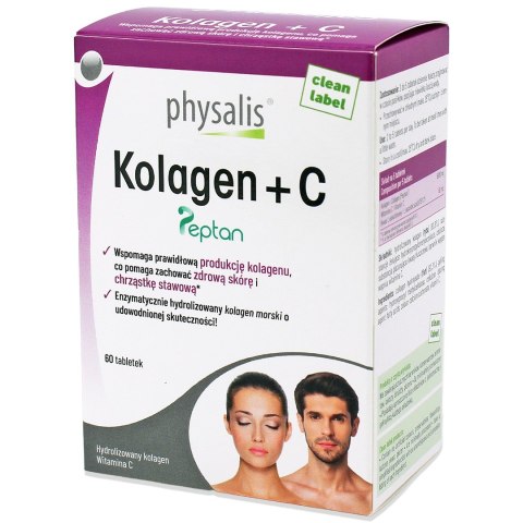 KOLAGEN + WITAMINA C 60 TABLETEK - PHYSALIS PHYSALIS (olejki eteryczne, suplementy) KOLAGEN + WITAMINA C 60 TABLETEK - PHYSALIS PHYSALIS (olejki eteryczne, suplementy)