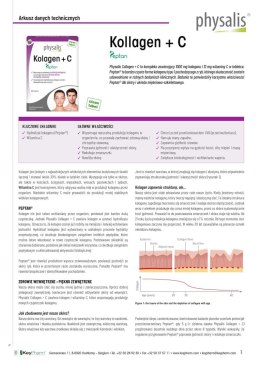 KOLAGEN + WITAMINA C 60 TABLETEK - PHYSALIS PHYSALIS (olejki eteryczne, suplementy)