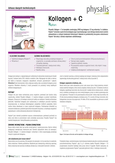 KOLAGEN + WITAMINA C 60 TABLETEK - PHYSALIS PHYSALIS (olejki eteryczne, suplementy) KOLAGEN + WITAMINA C 60 TABLETEK - PHYSALIS PHYSALIS (olejki eteryczne, suplementy)