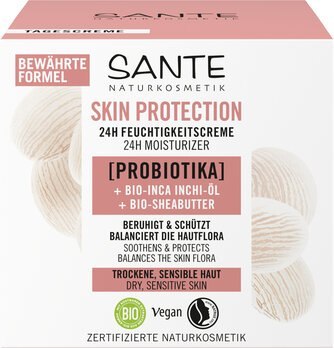 KREM DO TWARZY NA DZIEŃ I NA NOC NAWILŻAJĄCY Z PROBIOTYKAMI, OLEJEM INCHI I MASŁEM SHEA ECO 50 ml - SANTE SANTE (kosmetyki) KREM DO TWARZY NA DZIEŃ I NA NOC NAWILŻAJĄCY Z PROBIOTYKAMI, OLEJEM INCHI I MASŁEM SHEA ECO 50 ml - SANTE SANTE (kosmetyki)