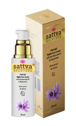 KREM DO TWARZY PRO-AGE NA NOC 50 ml - SATTVA (AYURVEDA) SATTVA (kadzidła, kosmetyki)