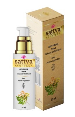 KREM DO TWARZY PRZECIW NIEDOSKONAŁOŚCIOM 50 ml - SATTVA (AYURVEDA) SATTVA (kadzidła, kosmetyki)