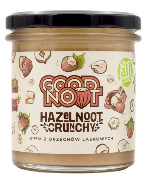 KREM Z ORZECHÓW LASKOWYCH CRUNCHY 300 g - GOOD NOOT GOOD NOOT (kremy i pasty) KREM Z ORZECHÓW LASKOWYCH CRUNCHY 300 g - GOOD NOOT GOOD NOOT (kremy i pasty)