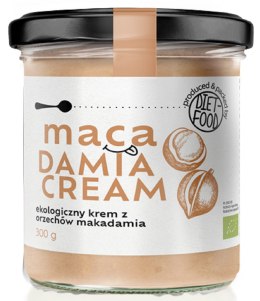 KREM Z ORZECHÓW MACADAMIA BEZ DODATKU CUKRÓW BIO 300 g - DIET-FOOD DIET-FOOD
