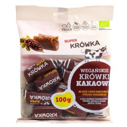 KRÓWKI KAKAOWE BEZMLECZNE BEZGLUTENOWE BIO 100 g - ME GUSTO (SUPER KRÓWKA) ME GUSTO (krówki wegańskie, czekolady, wafelki)