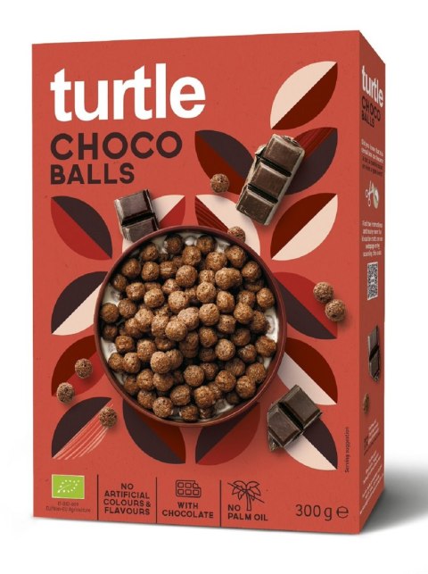 KULKI ZBOŻOWE CZEKOLADOWE BIO 300 g - TURTLE TURTLE (owsianki, płatki) KULKI ZBOŻOWE CZEKOLADOWE BIO 300 g - TURTLE TURTLE (owsianki, płatki)