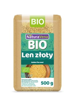 LEN ZŁOTY BIO 500 g - NATURAVENA NATURAVENA BIO