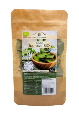 LIŚĆ LAUROWY BEZGLUTENOWY BIO 20 g - PIĘĆ PRZEMIAN PIĘĆ PRZEMIAN (produkty spożywcze)