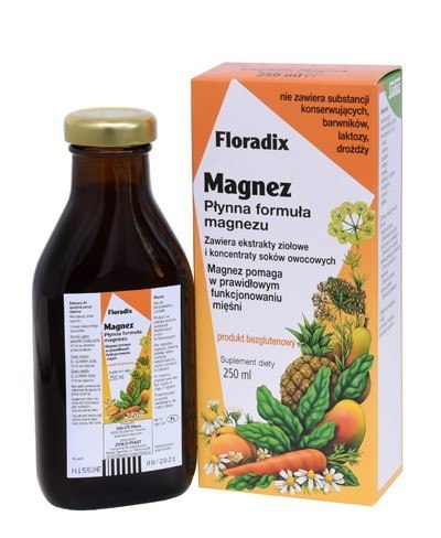 MAGNEZ W PŁYNIE BEZGLUTENOWY 250 ml - SALUS (FLORADIX) SALUS (suplementy diety) MAGNEZ W PŁYNIE BEZGLUTENOWY 250 ml - SALUS (FLORADIX) SALUS (suplementy diety)