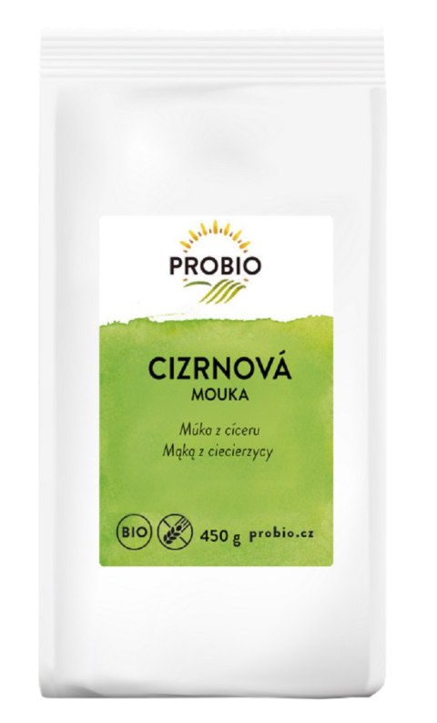 MĄKA Z CIECIERZYCY BEZGLUTENOWA BIO 450 g - PROBIO PROBIO (mieszanki do wypieków, mąki) MĄKA Z CIECIERZYCY BEZGLUTENOWA BIO 450 g - PROBIO PROBIO (mieszanki do wypieków, mąki)