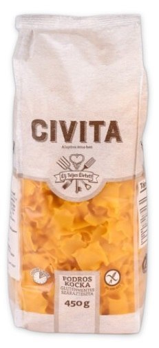 MAKARON (KUKURYDZIANY) ŁAZANKI BEZGLUTENOWY 450 g - CIVITA CIVITA (makarony bezglutenowe)