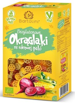 MAKARON (KUKURYDZIANY Z SUSZONYMI WARZYWAMI) DLA DZIECI OKRĄGLAKI BEZGLUTENOWY BIO 250 g - BARTOLINI BARTOLINI (makarony)