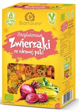 MAKARON (KUKURYDZIANY Z SUSZONYMI WARZYWAMI) DLA DZIECI ZWIERZAKI BEZGLUTENOWY BIO 250 g - BARTOLINI BARTOLINI (makarony)