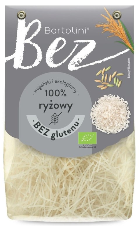 MAKARON (RYŻOWY) KRAJANKA BEZGLUTENOWY BIO 250 g - BARTOLINI BARTOLINI (makarony) MAKARON (RYŻOWY) KRAJANKA BEZGLUTENOWY BIO 250 g - BARTOLINI BARTOLINI (makarony)
