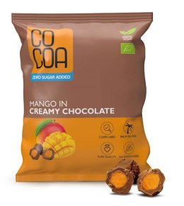 MANGO W CZEKOLADZIE CREAMY BEZ DODATKU CUKRÓW BIO 70 g - COCOA COCOA (czekolady i bakalie w surowej czekoladzie)