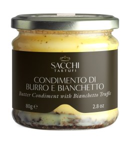 MASŁO KLAROWANE Z TRUFLĄ BIAŁĄ I SEREM GRANA PADANO 80 g - SACCHI TARTUFI SACCHI TARTUFI (pasty, sosy, oliwy truflowe)