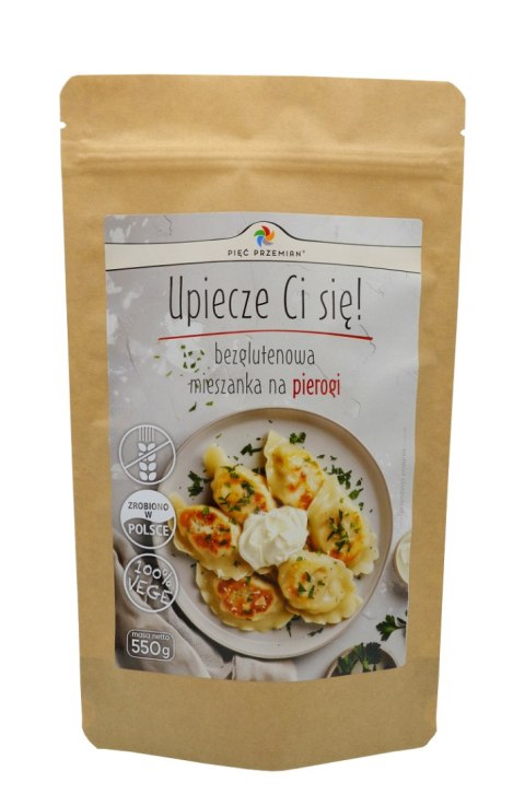 MIESZANKA NA PIEROGI BEZ DODATKU CUKRÓW BEZGLUTENOWA 550 g - PIĘĆ PRZEMIAN PIĘĆ PRZEMIAN (produkty spożywcze) MIESZANKA NA PIEROGI BEZ DODATKU CUKRÓW BEZGLUTENOWA 550 g - PIĘĆ PRZEMIAN PIĘĆ PRZEMIAN (produkty spożywcze)
