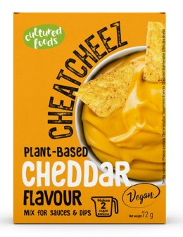 MIESZANKA NA WEGAŃSKI SOS LUB DIP O SMAKU SERA CHEDDAR BEZGLUTENOWY 72 g - CULTURED FOODS CULTURED FOODS (zamienniki wegańskie)