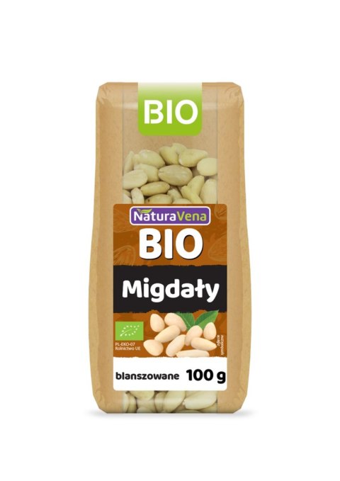 MIGDAŁY BLANSZOWANE BIO 100 g - NATURAVENA NATURAVENA BIO MIGDAŁY BLANSZOWANE BIO 100 g - NATURAVENA NATURAVENA BIO