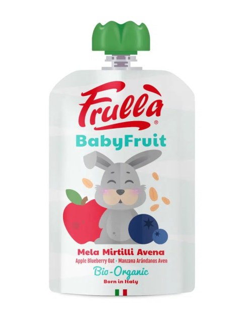 MUS JABŁKO - BORÓWKA - OWIES BEZ DODATKU CUKRÓW BEZGLUTENOWY OD 6 MIESIĄCA BIO 100 g - FRULLA (NATURA NUOVA) NATURA NUOVA (musy owocowe) MUS JABŁKO - BORÓWKA - OWIES BEZ DODATKU CUKRÓW BEZGLUTENOWY OD 6 MIESIĄCA BIO 100 g - FRULLA (NATURA NUOVA) NATURA NUOVA (musy owocowe)