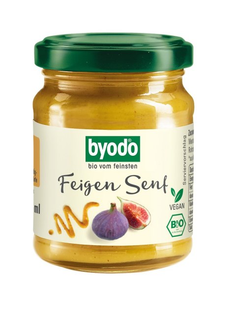 MUSZTARDA FIGOWA BEZGLUTENOWA BIO 125 ml - BYODO BYODO (sosy, majonezy, musztardy) MUSZTARDA FIGOWA BEZGLUTENOWA BIO 125 ml - BYODO BYODO (sosy, majonezy, musztardy)