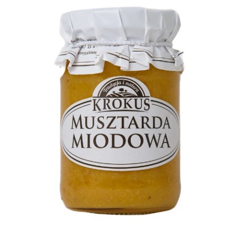 MUSZTARDA MIODOWA 185 g - KROKUS KROKUS (przetwory owocowe i warzywne) MUSZTARDA MIODOWA 185 g - KROKUS KROKUS (przetwory owocowe i warzywne)
