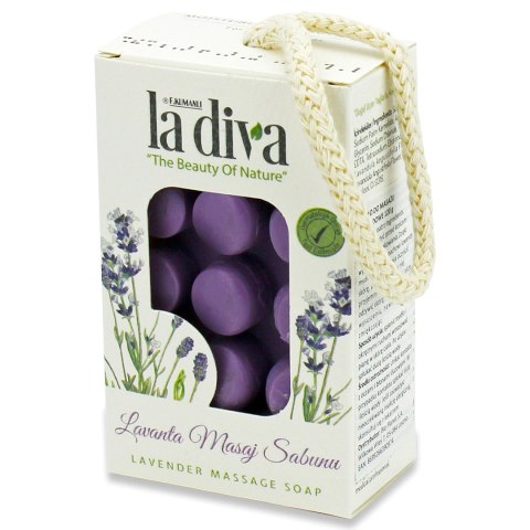 MYDŁO DO MASAŻU LAWENDOWE 120 g - LA DIVA LA DIVA (mydła) MYDŁO DO MASAŻU LAWENDOWE 120 g - LA DIVA LA DIVA (mydła)