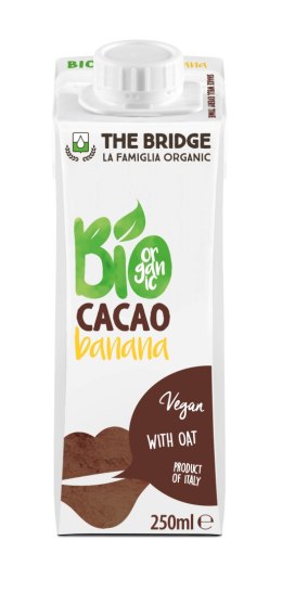 NAPÓJ OWSIANY BANANOWO - KAKAOWY BEZ DODATKU CUKRÓW BIO 250 ml - THE BRIDGE THE BRIDGE (napoje i desery roślinne)
