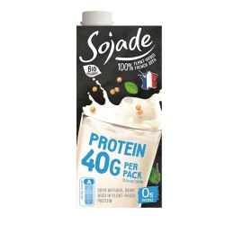 NAPÓJ WYSOKOPROTEINOWY SOJOWY NATURALNY BEZ CUKRU BEZGLUTENOWY BIO 750 ml - SOJADE SOJADE (prod. sojowe bifidus, desery ryż. i soj.)