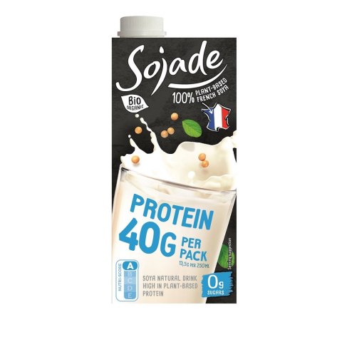NAPÓJ WYSOKOPROTEINOWY SOJOWY NATURALNY BEZ CUKRU BEZGLUTENOWY BIO 750 ml - SOJADE SOJADE (prod. sojowe bifidus, desery ryż. i soj.) NAPÓJ WYSOKOPROTEINOWY SOJOWY NATURALNY BEZ CUKRU BEZGLUTENOWY BIO 750 ml - SOJADE SOJADE (prod. sojowe bifidus, desery ryż. i soj.)