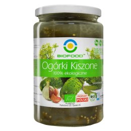 OGÓRKI KISZONE BEZGLUTENOWE BIO 760 g (560 g) - BIOFOOD BIOFOOD (soki, przetwory, octy, olej kokosowy)