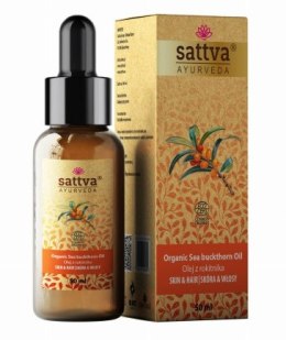 OLEJ DO CIAŁA I WŁOSÓW Z ROKITNIKA ECO 50 ml - SATTVA (AYURVEDA) SATTVA (kadzidła, kosmetyki)