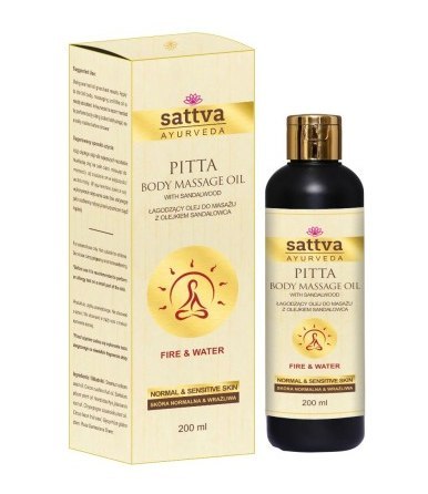 OLEJ DO MASAŻU ŁAGODZĄCY Z OLEJKIEM SANDAŁOWCA 200 ml - SATTVA (AYURVEDA) SATTVA (kadzidła, kosmetyki) OLEJ DO MASAŻU ŁAGODZĄCY Z OLEJKIEM SANDAŁOWCA 200 ml - SATTVA (AYURVEDA) SATTVA (kadzidła, kosmetyki)