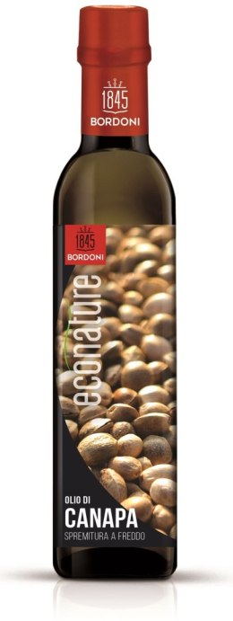 OLEJ KONOPNY TŁOCZONY NA ZIMNO BIO 250 ml - BORDONI (ECONATURE) BORDONI (oleje, oliwy)