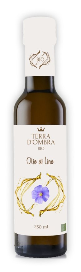 OLEJ LNIANY TŁOCZONY NA ZIMNO BIO 250 ml - TERRA D'OMBRA TERRA D'OMBRA (oliwy i oleje)