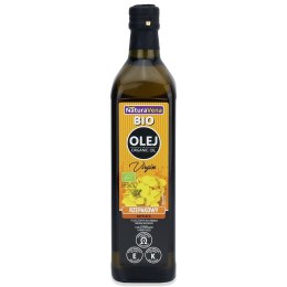 OLEJ RZEPAKOWY TŁOCZONY NA ZIMNO OMEGA-3 BIO 750 ml - NATURAVENA NATURAVENA BIO