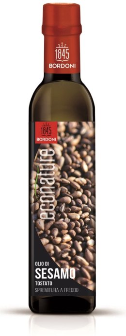 OLEJ SEZAMOWY (Z PRAŻONYCH NASION) TŁOCZONY NA ZIMNO BIO 250 ml - BORDONI (ECONATURE) BORDONI (oleje, oliwy)