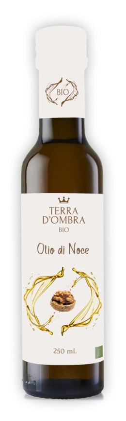 OLEJ Z ORZECHÓW WŁOSKICH TŁOCZONY NA ZIMNO BIO 250 ml - TERRA D'OMBRA TERRA D'OMBRA (oliwy i oleje)