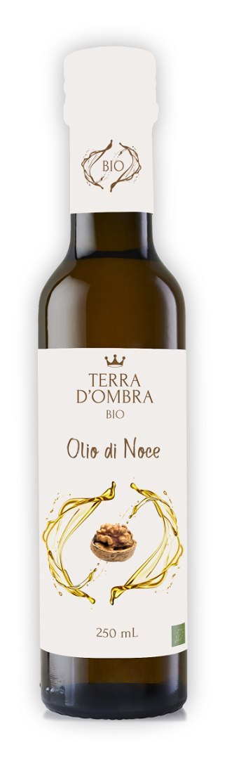 OLEJ Z ORZECHÓW WŁOSKICH TŁOCZONY NA ZIMNO BIO 250 ml - TERRA D'OMBRA TERRA D'OMBRA (oliwy i oleje) OLEJ Z ORZECHÓW WŁOSKICH TŁOCZONY NA ZIMNO BIO 250 ml - TERRA D'OMBRA TERRA D'OMBRA (oliwy i oleje)