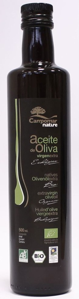 OLIWA Z OLIWEK EXTRA VIRGIN BIO 500 ml - CAMPOMAR NATURE CAMPOMAR NATURE (oliwki, oliwa, miód)