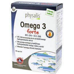 OMEGA-3 FORTE 60 KAPSUŁEK - PHYSALIS PHYSALIS (olejki eteryczne, suplementy)