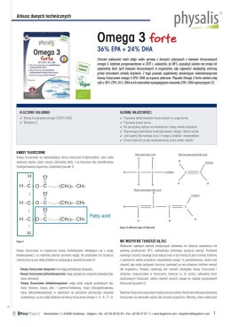 OMEGA-3 FORTE 60 KAPSUŁEK - PHYSALIS PHYSALIS (olejki eteryczne, suplementy)