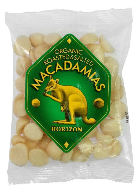 ORZECHY MACADAMIA PRAŻONE I SOLONE BIO 100 g - HORIZON HORIZON (syropy, kremy orzechowe) ORZECHY MACADAMIA PRAŻONE I SOLONE BIO 100 g - HORIZON HORIZON (syropy, kremy orzechowe)