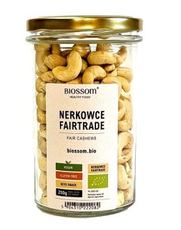 ORZECHY NERKOWCA FAIR TRADE BEZGLUTENOWE BIO 250 g - BIOSSOM BIOSSOM (przekąski)