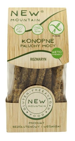 PALUCHY MOCY KONOPNE Z ROZMARYNEM BEZGLUTENOWE 200 g - NEW MOUNTAIN NEW MOUNTAIN (bezglutenowe-ciastka,bezy,paluchy)