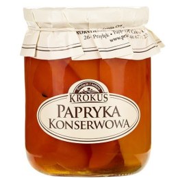 PAPRYKA KONSERWOWA BEZGLUTENOWA 480 g (230 g) - KROKUS KROKUS (przetwory owocowe i warzywne)