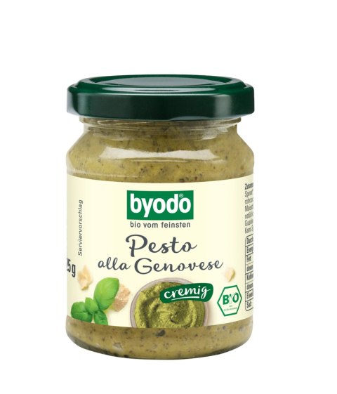 PESTO A'LA GENOVESE BIO 125 g - BYODO BYODO (sosy, majonezy, musztardy) PESTO A'LA GENOVESE BIO 125 g - BYODO BYODO (sosy, majonezy, musztardy)
