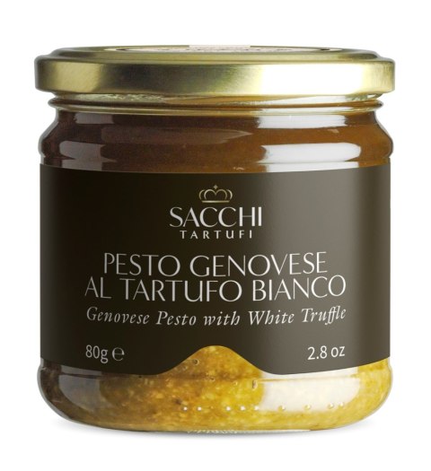 PESTO GENOVESE Z TRUFLĄ BIAŁĄ 80 g - SACCHI TARTUFI SACCHI TARTUFI (pasty, sosy, oliwy truflowe) PESTO GENOVESE Z TRUFLĄ BIAŁĄ 80 g - SACCHI TARTUFI SACCHI TARTUFI (pasty, sosy, oliwy truflowe)