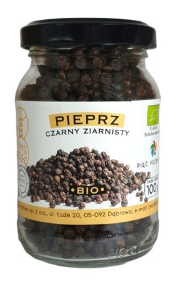 PIEPRZ CZARNY ZIARNISTY BEZGLUTENOWY BIO 100 g - PIĘĆ PRZEMIAN PIĘĆ PRZEMIAN (produkty spożywcze)