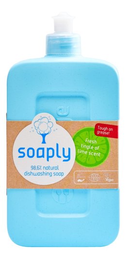 PŁYN DO MYCIA NACZYŃ LIMONKA ECO 500 ml - SOAPLY SOAPLY (kosmetyki, środki czystości)